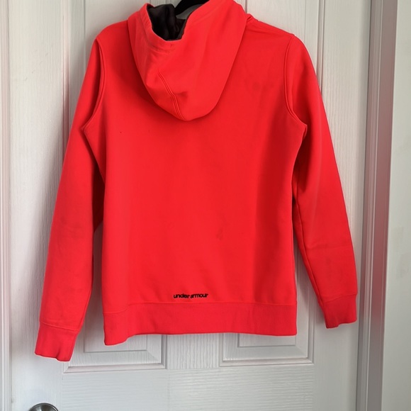 Small PINK under armour hoodie - not orange - Picture 2 of 3
